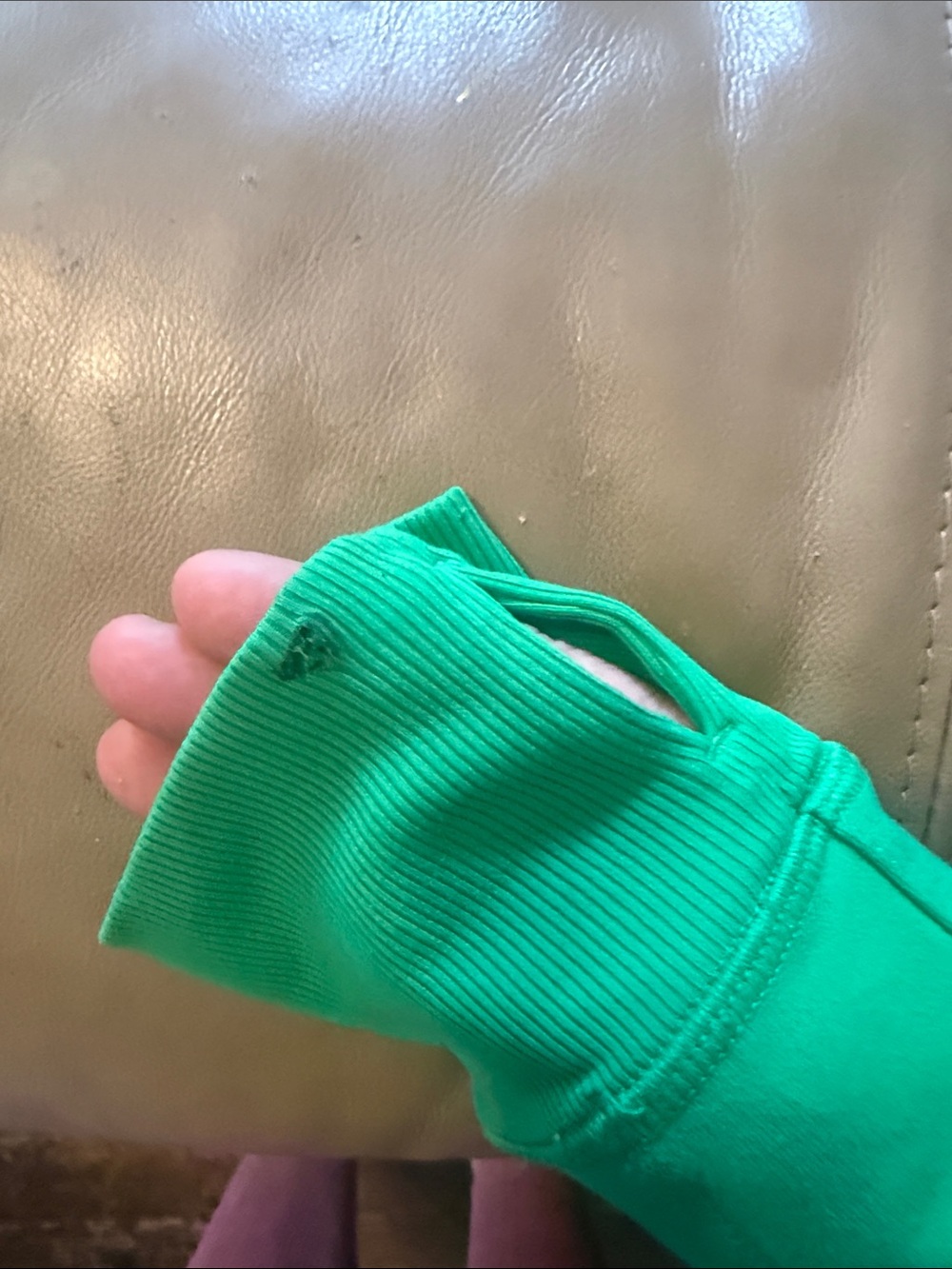 Lululemon size 10 Women's Green Full-Zip Jacket - Sleek Active Layer - Picture 8 of 8